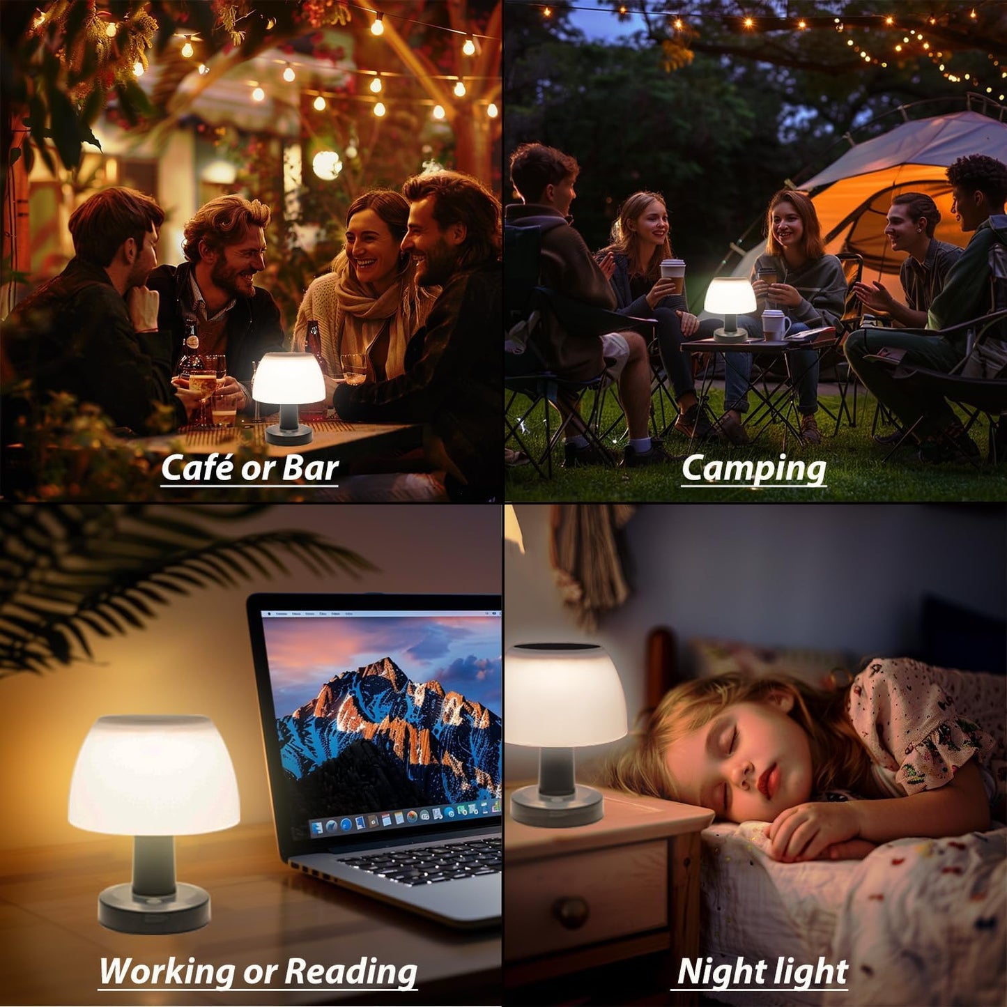 Lampe solaire multifonction avec chargeur USB