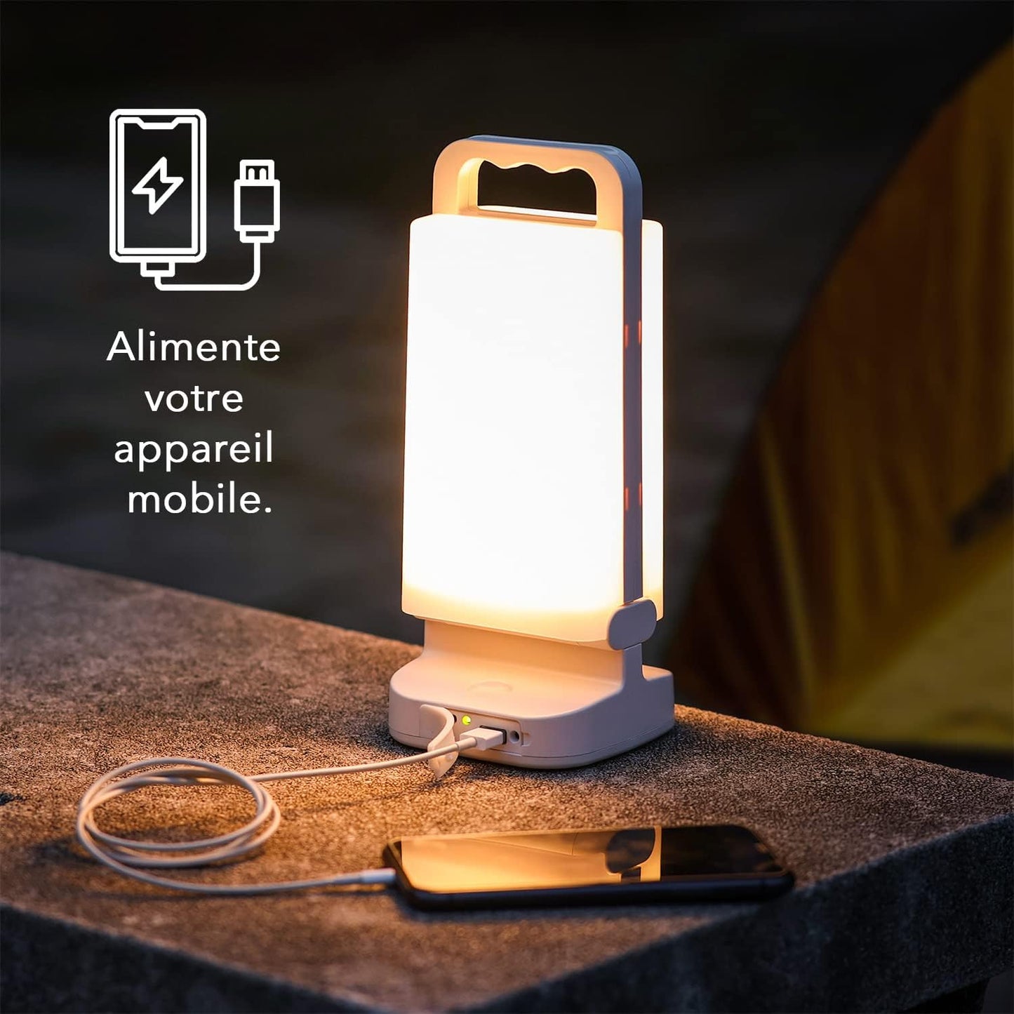 Lampe solaire multifonction avec chargeur USB